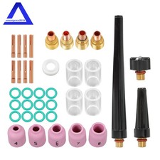 37 Pack TIG Welding Torch Gas Lens Kit Accessories Fit for DB SR WP 9 20 25