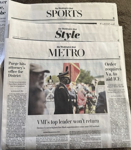 Washington Post Zelensky Oval Office Blow Up Trump Vance Newspaper - Picture 4 of 4