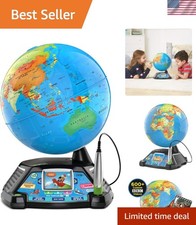 Frustration Free Kids Globe: 2.8" Video, Interactive Games,  Learning Fun