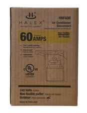 Halex  60 Amp Air Conditioner Disconnect 240V Non Fusible Puller Outdoor HNF60R