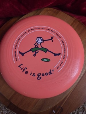Life is Good Vintage Frisbee/ Made In USA 10 1/2 