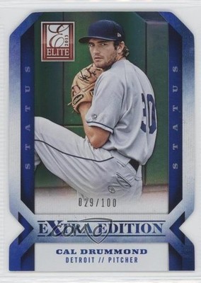 2013 Panini Elite Extra Edition Status Blue Die-Cut 29/100 Cal Drummond #43 0a1