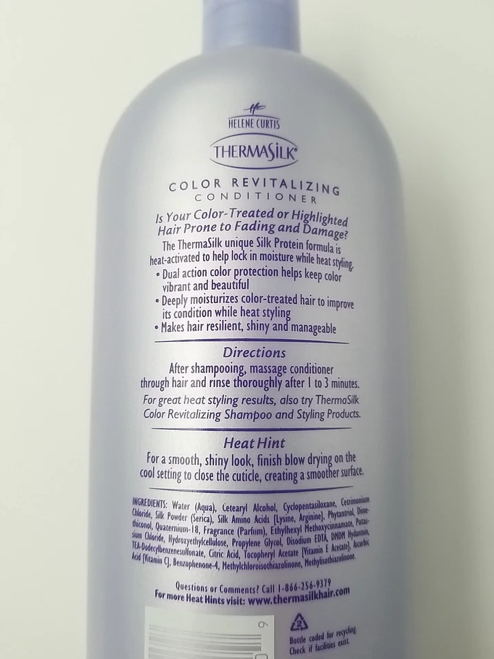 Helene Curtis Thermasilk Heat Activated Color Revitalizing Conditioner 25.4 Oz - Image 4 of 4