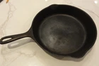 Vintage Wagner Ware Sidney -O- #8 Cast Iron Skillet 1058 D Smooth No Cracks