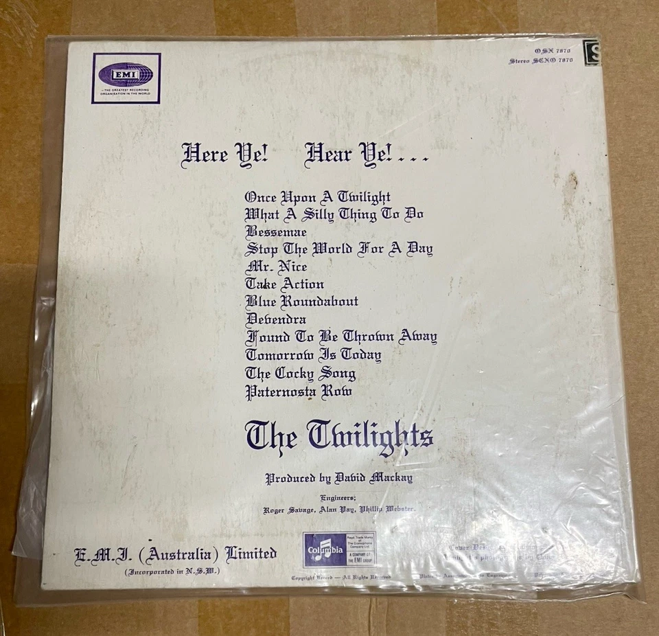 The Twilights - Once Upon a Twilight (Vinyl Album, 1968) 🔥 Super Rare! - image 2 of 4