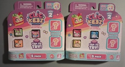 Clickeez 5-Pack Collectible Character Keyboard Keys Click Fidget Toys LOT OF 2