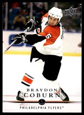 2008-09 Upper Deck #394 Braydon Coburn Philadelphia Flyers Hockey Card