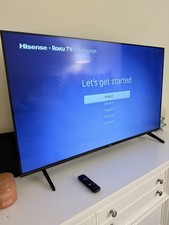 50" Hisense 4K Roku Smart TV   Original Owner Is Moving Away