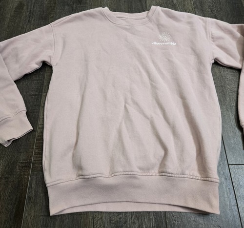 Abercrombie And Fitch Kids Relaxed Fit Sweater Fleece Pink Size 11/12 Large... - Picture 2 of 11