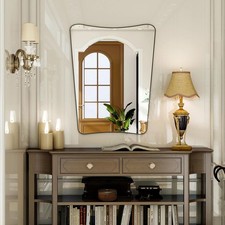 22''x32'' Irregular Wall Mirror, Butterfly-Shaped Irregular