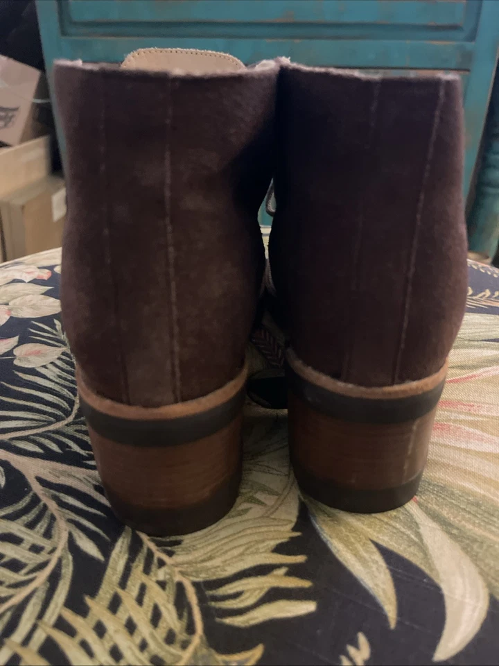 Free Lance Paris Botas de Gamuza Tacones Negras Talla 40.5 Para Mujer EE. UU. 10.5 De Colección Foto 3 de 4