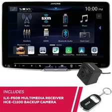Alpine Halo9 ILX-F509 9" Digital Multimedia and HCE-C1100 Backup Camera