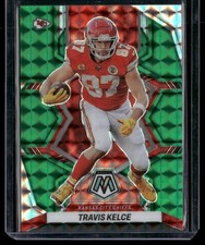 2022 Panini Mosaic #97 Travis Kelce Mosaic Green