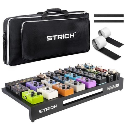 Guitar Pedal Board Extra Large Size, Aircraft Grade Aluminum 2.9lb Lightweigh...