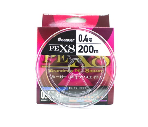 Seaguar P.E Line Grand Max X8 200m Size 0.4 9lb Multi (8795) - Picture 2 of 6