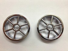 2 X CHROME SHOWER WASTE GRID COVER STWGR-CP STW3 STW4 FOR TRAPS - 45mm