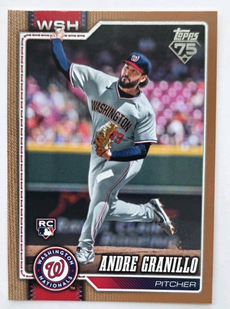 Andre Granillo Topps Series 2 Baseball GOLD /2026 #674 Rookie