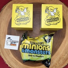 Lot Of 3 Wendy  s Minions  Monsters Toy Adult Kids Meal New Wendy Minion Sealed