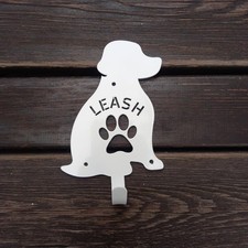 Wall Hook , Leash Hook Handmade, Black Dog Hook .