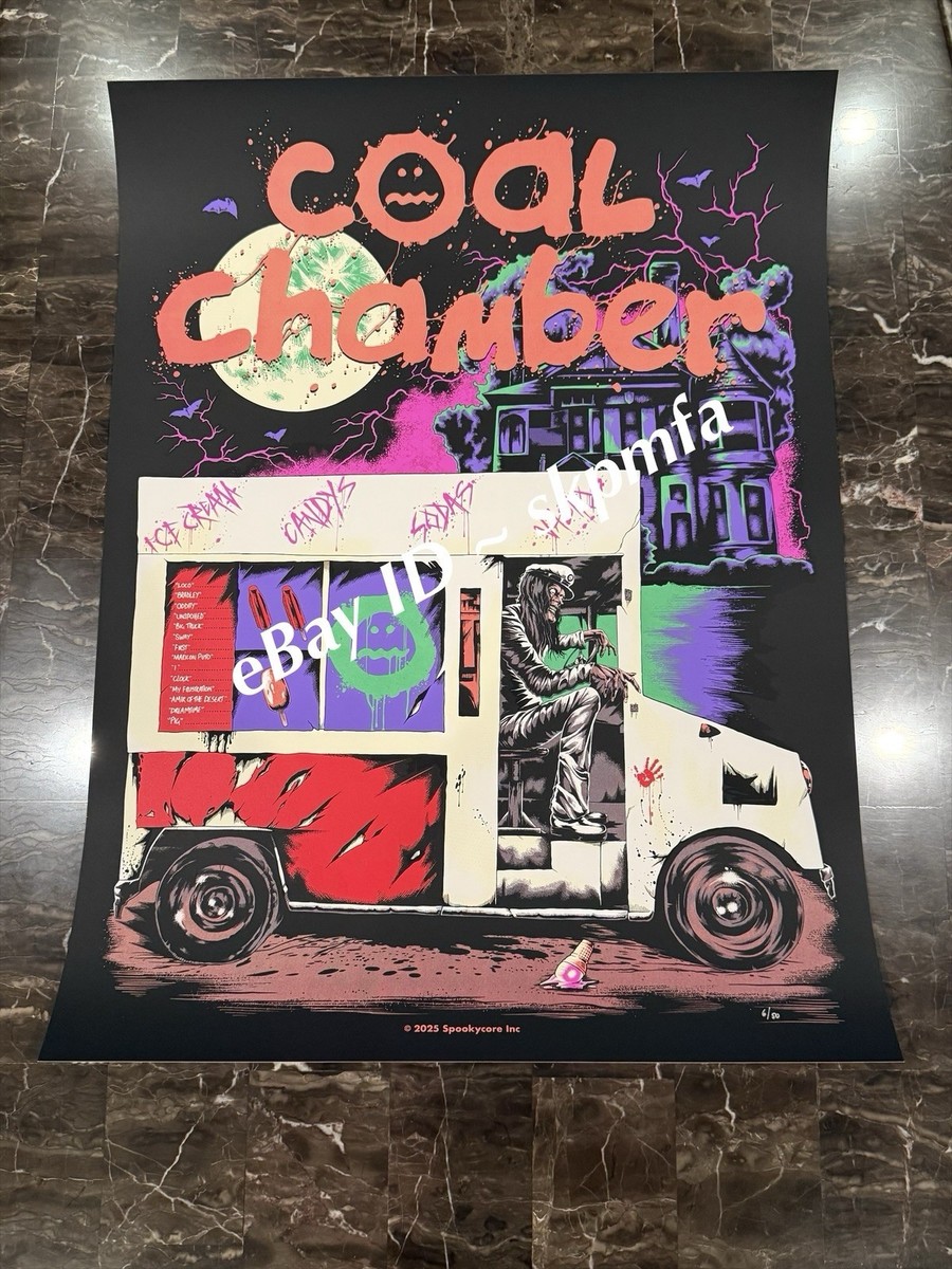 COAL CHAMBER Poster Blacklight Limited 6/50 BIG TRUCK | eBay