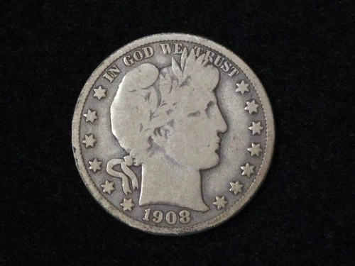 1908-O Barber Silver Half Dollar Very Good 70818