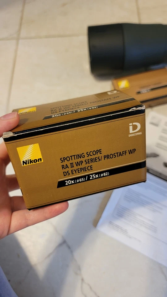 Nikon RAIII 82 Waterproof ProStaff telescope lens with eyepieces and target... - Image 3 of 4