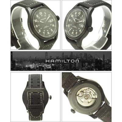 Hamilton Khaki Field Titanium Auto H70575733 42mm Automatik Herrenuhr Neu wBox