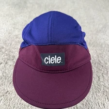 Ciele Athletics Hat Cap Strap Back Purple Burgundy Running Mesh Coolwick Mens