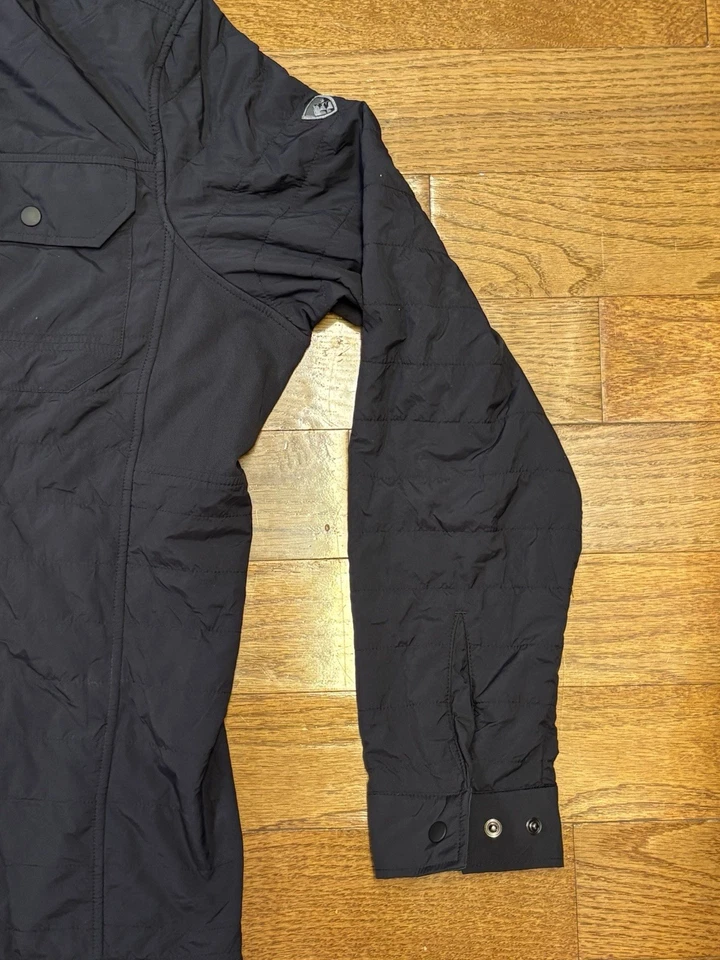 Chaqueta KUHL Mujer Mediana Negra The One Forrada de Vellón A Prueba de Viento Resistente al Agua Foto 2 de 4