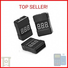 LiPo Battery Checker - RC 1-8S Battery Tester Monitor - Low Voltage Buzzer Alarm