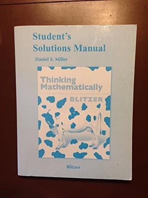 Student Solutions Manual for T - VERY GOOD