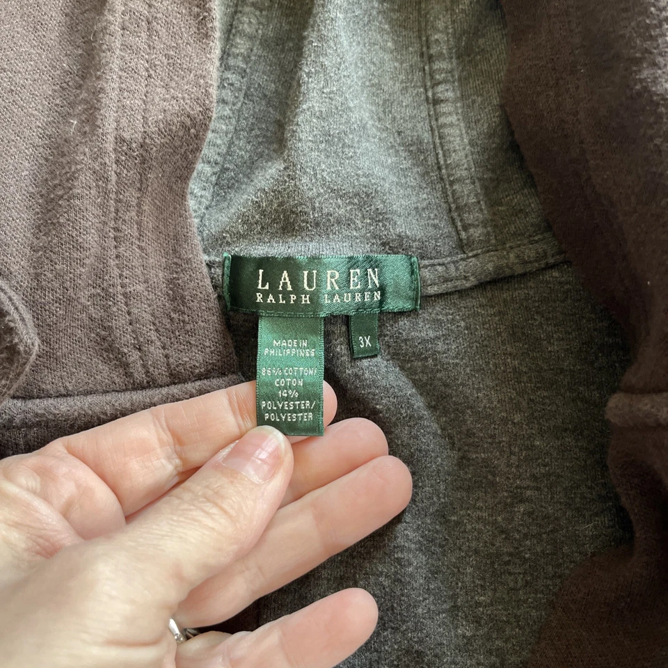 Lauren Ralph Lauren Coat Women 3x Jacket Duffle Horn Toggle Equestrian Chore - Image 2 of 2