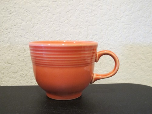 (6) Homer Laughlin Fiesta Ware Persimmon Cups - Picture 3 of 5