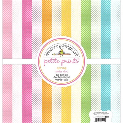 Doodlebug Papierblock Scrapbooking Karten 12x12 Frühling Garten Scrap