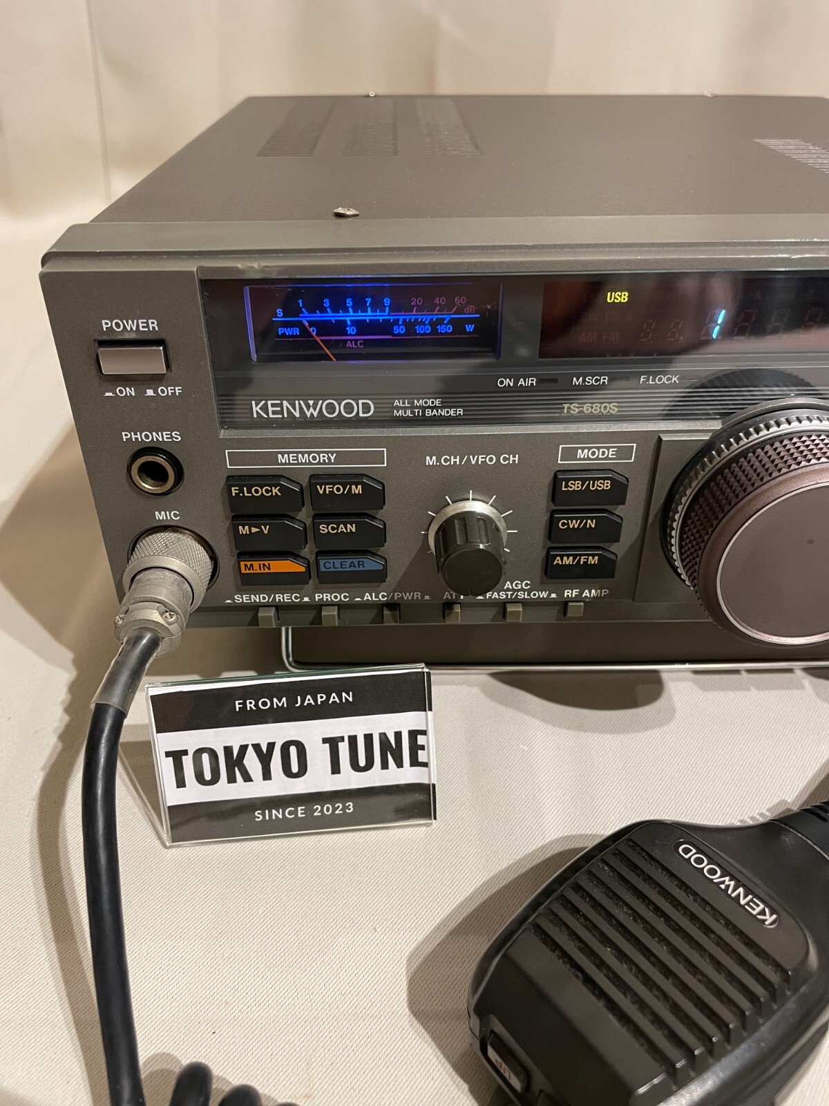 KENWOOD TS-680S アマチュア無線 DIAMOND ANTENNA Kenwood TRIO AT-250 Automatic Antenna macthed TS-680S Tuner