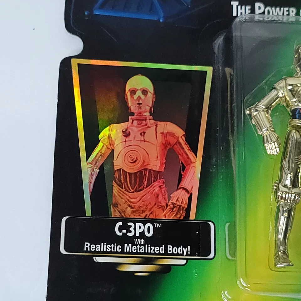 1995 Kenner Star Wars The Power Of The Force C3PO Action Figure New in Box - Image 3 of 4
