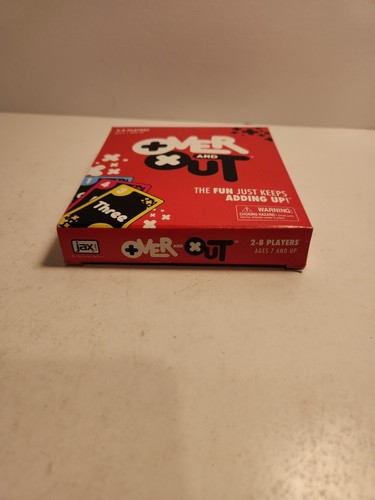 Jax Over and Out Family Fun ages 7+ for 2-8 Players Numbers Game - Picture 6 of 6