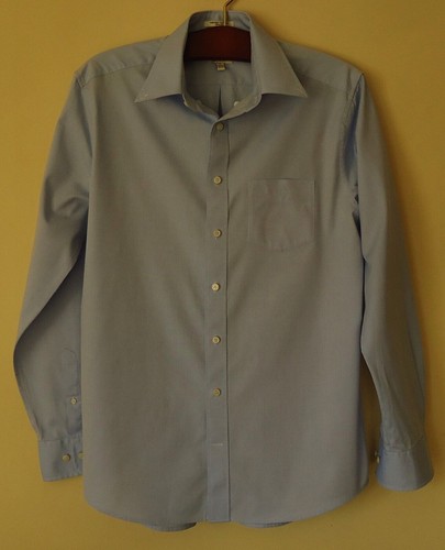 GANT talla L Pinpoint Oxford Hombre Camisas Casuales Azul NUEVO - Imagen 2 de 13