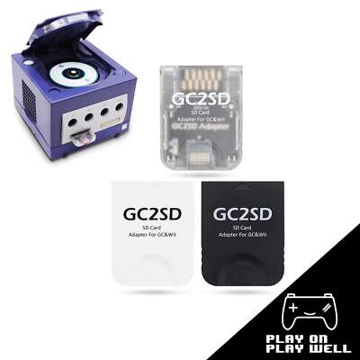 For Nintendo Gamecube GC2SD Micro SD Card Adapter Memory