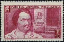 FRANCE 1940 BALZAC  YT n° 463 Neuf ★★ luxe / MNH  (A)