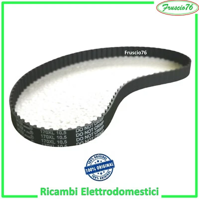 Cinghia Dentata 170 XL per Affettatrice Ausonia 190 RGV di Ricambio Ricambi Nera