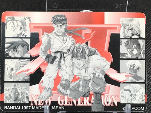 Tarjeta coleccionable Street Fighter III 1997 NECRO DORADA CAPCOM BANDAI CCG - Imagen 7 de 12