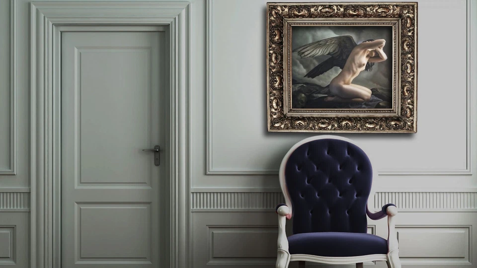 "Felicity" Original Signed Oil Painting on Wood panel 20"x24" by A. Shubin - Image 2 of 2