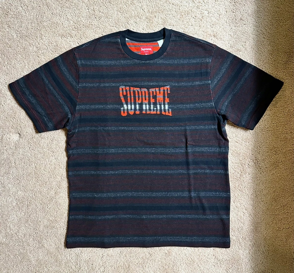 Supreme ストライプ Tシャツ Supreme Short Sleeve Striped T-Shirts for Men for sale | eBay