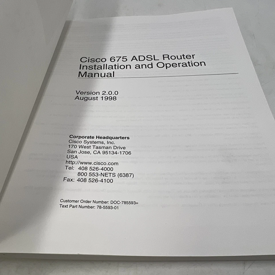 Руководство пользователя по установке и эксплуатации маршрутизатора Cisco 675 ADSL - Изображение 2 из 4