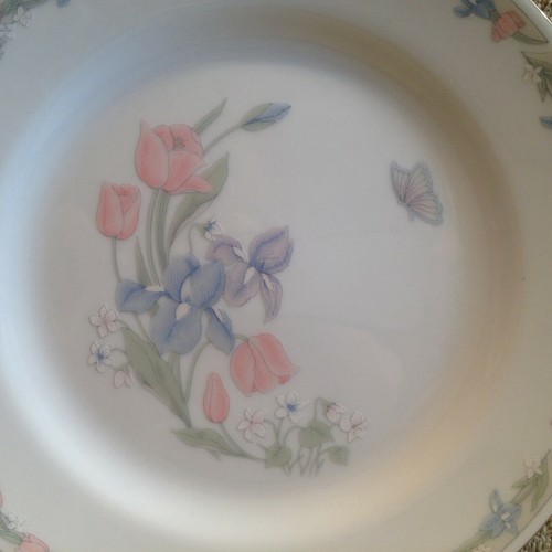 Vintage Excel Illusions Decorative Salad - Dessert Plate 7 1/16" - Picture 6 of 12