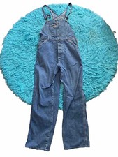 Vintage Guess Blue Denim Jean Overalls Made In Usa