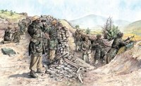 6134 Italeri 1:72 Wwii Deutsche Fallschirmtruppe Trop.Unif.48 Fig.,Modellbausatz