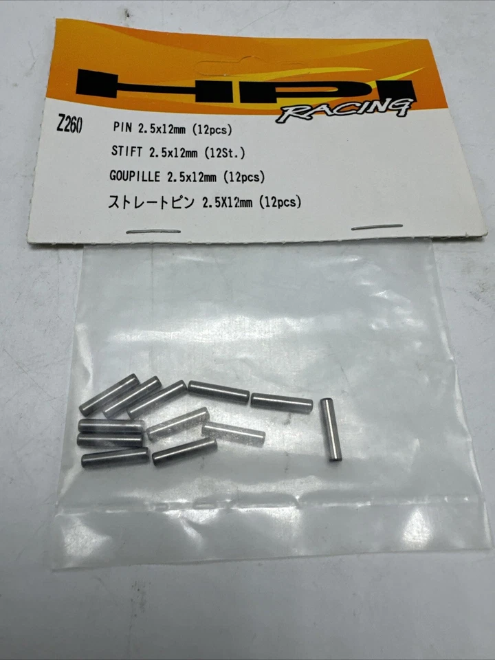 HPI Racing Z260 Pin 2.5x12mm New In Package - Image 4 of 4