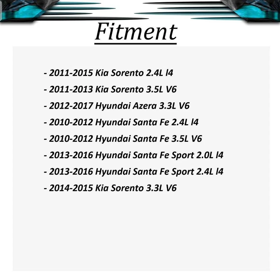 Kit de herrajes de freno delantero para Hyundai Santa Fe Sport 2,4 L 2013-2016 Foto 2 de 3